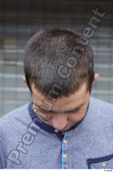 Head Hair Man White Casual Average Street photo references